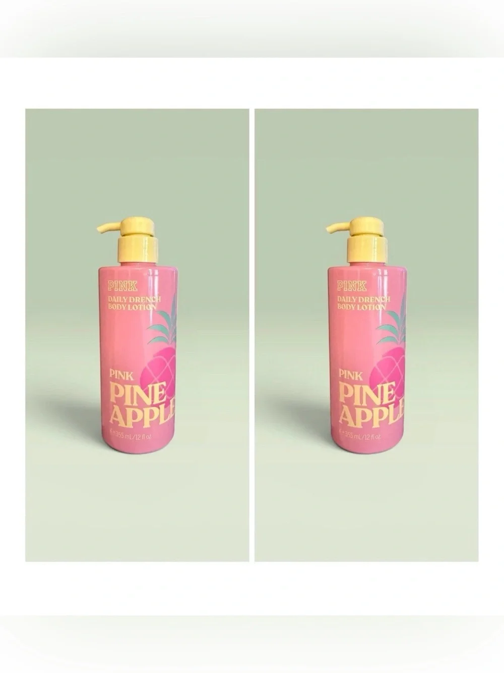 Victoria's Secret PINK Pineapple Hydrating Body Lotion ~ 14 fl.oz. ( Lot of 2 )